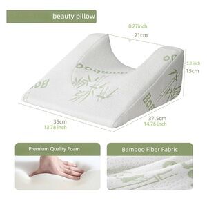 NEW Wedge Pillow for Facelift & Rhinoplasty Recovery  for Neck & Jaw Support